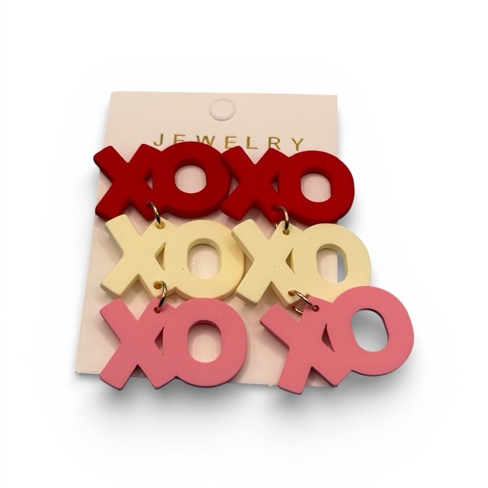Colorful XOXO Earrings